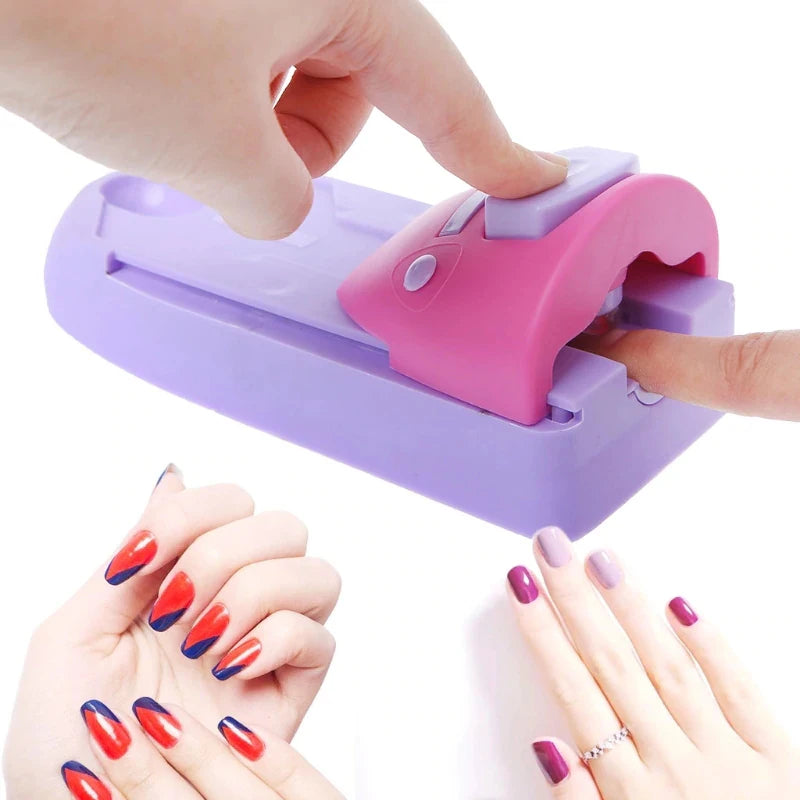 DIY 3D Nail Art Printer Printing Manicure Machine With Metal Stamp Stamper Nail Tool Nail Printing Machine Nail Art Tool