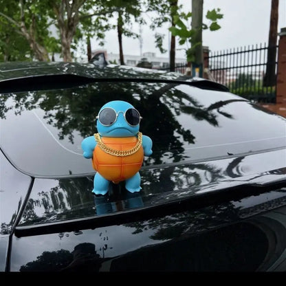 Hot Arrival Anime Pokemon Squirtle Spray Water Jenny Turtle Model Car Accessories Spray Water Big Size Proud And Cute Gifts Toys