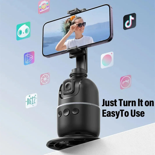 ftvae 360° Smart Auto Face Tracking Gimbal Stabilizer Selfie Stick Tripod with Gesture Control for Camera Mobile Smartphone