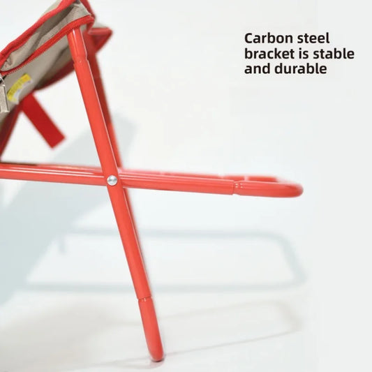 Folding Backpack Stool Portable Small Mazar Satchel Pen Bag Stool Outdoor Folding Chair Ultra Light Fishing High Speed Rail