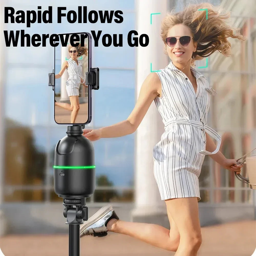 ftvae 360° Smart Auto Face Tracking Gimbal Stabilizer Selfie Stick Tripod with Gesture Control for Camera Mobile Smartphone