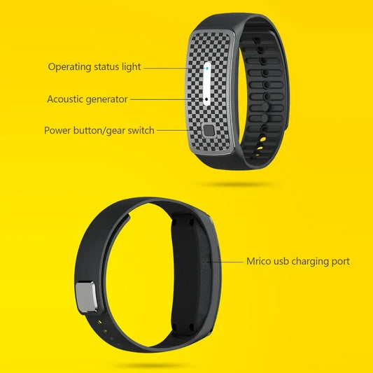 UltraSonic Lymph Drainage Slim Fit Wristband Weight Loss Bracelet Weight Loss Bracelet Magnetic Therapy Burning Fat Health Watch