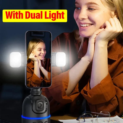 ftvae 360° Smart Auto Face Tracking Gimbal Stabilizer Selfie Stick Tripod with Gesture Control for Camera Mobile Smartphone