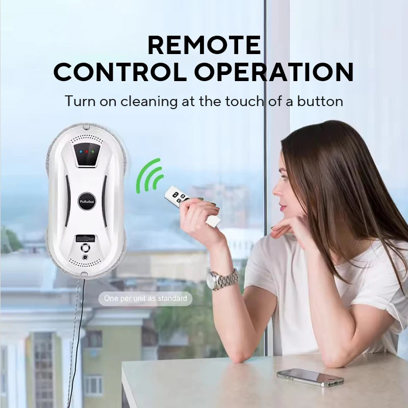 Ultra thin Robot vacuum cleaner window cleaning robot window cleaner electric glass limpiacristales remote control for home