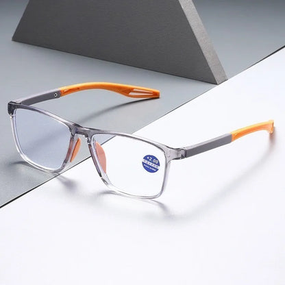 Anti-blue Light Reading Glasses HD Eyeglasses TR90 Sports Eyewear for Men Women