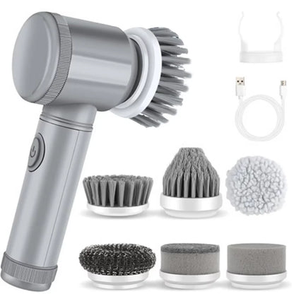Cordless Electric Cleaning Brush Electric Kitchen Cleaning Scrubber Brush Lightweight Design Cleaning Tool For Kitchen Outdoor