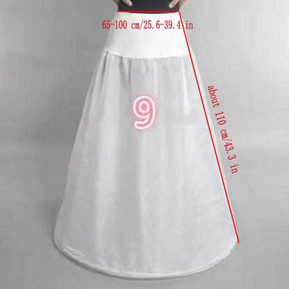 Petticoat Crinoline Slips Hoop Skirt Vintage  Underskirt for Gown Dress Many Styles for Bridal Wedding
