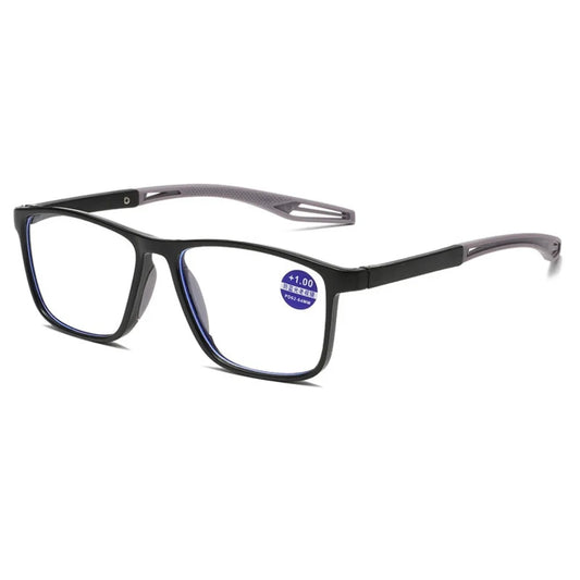 Anti-blue Light Reading Glasses Ultralight TR90 Sport Presbyopia Eyeglasses Women Men Far Sight Optical Eyewear Diopters To +4.0