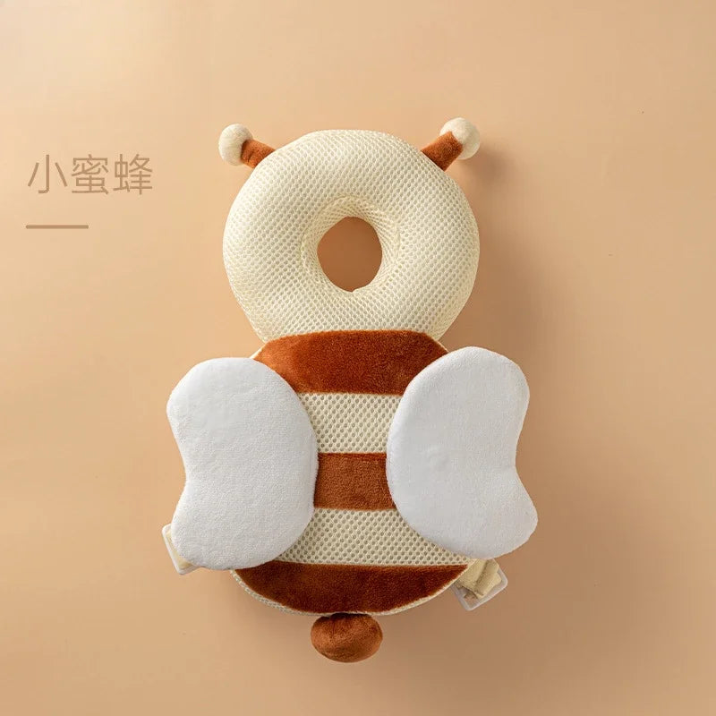Newborn Headrest Security Pillows Backpack Toddler Baby Head Fall Protection Pad Cushion Cartoon Soft Security Pillows Backpack