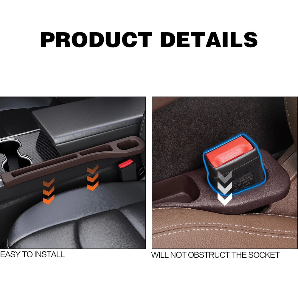 2X Car Seat Gap Filler Between Seats Interior Decoration Accessories For Toyota CHR CH R CH-R Corolla Yaris RAV4 XA30 XA40 XA50