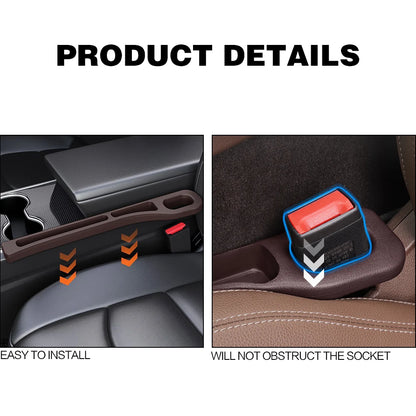 2X Car Seat Gap Filler Between Seats Interior Decoration Accessories For Toyota CHR CH R CH-R Corolla Yaris RAV4 XA30 XA40 XA50