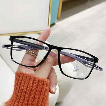 Anti-blue Light Reading Glasses HD Eyeglasses TR90 Sports Eyewear for Men Women
