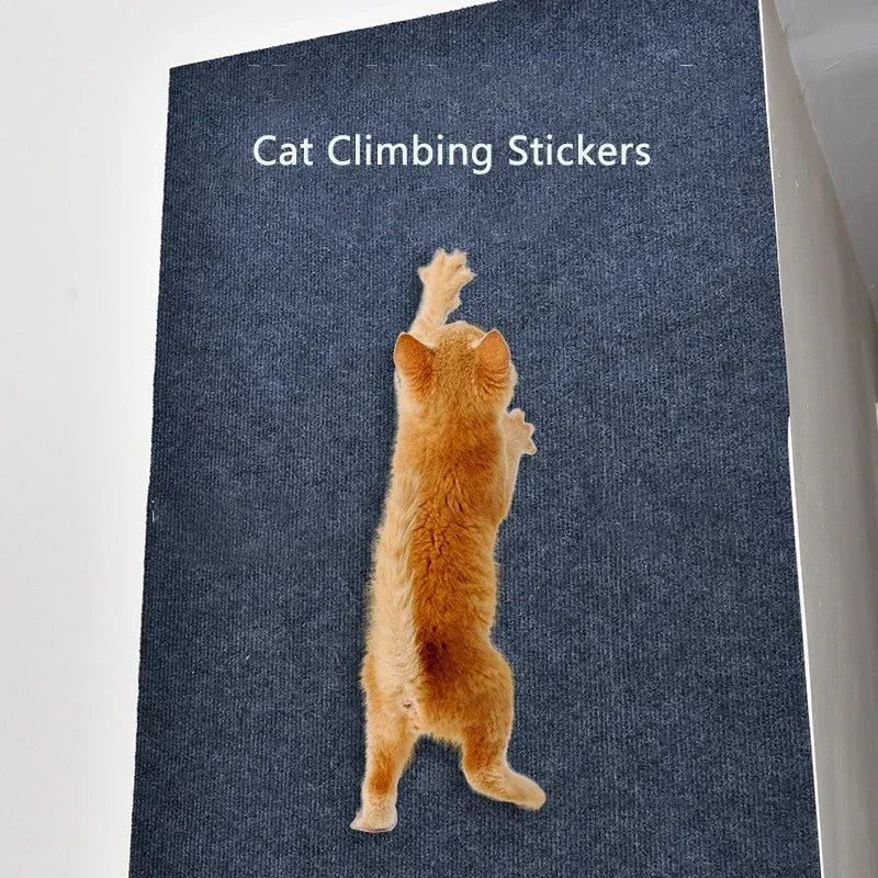 Wall Self-Adhesive Anti Cat Scratch Sofa DIY Cats Scratch Protection Paws Sharpen Trimmable  Carpet Cats Scratch Board