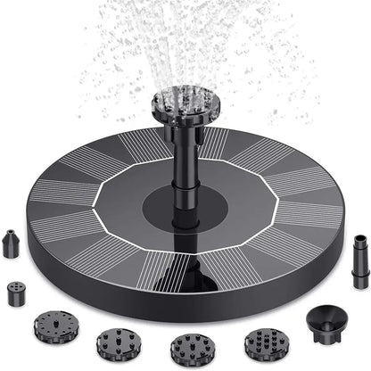 13/16/18cm Floating Solar Panel Solar Fountain Pump Bird Baths Garden Outdoor Water Pool Pond Decor