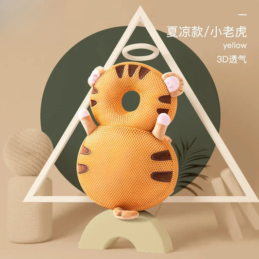 Newborn Headrest Security Pillows Backpack Toddler Baby Head Fall Protection Pad Cushion Cartoon Soft Security Pillows Backpack