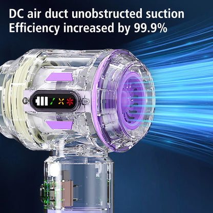 Car Vacuum Cleaner Air Duster LED Indicator Handheld Vaccum Cleaners 4 In 1 Strong Blowing/Suction Wireless Quick Inflation