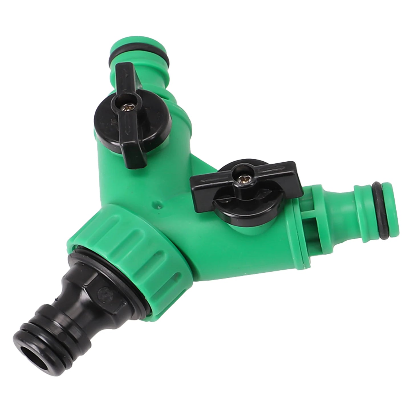 Valve Water Quick Connector Y Shape Hose Pipe Plastic Splitter Tools 2 Way Accessory Garden Brand New Suitable
